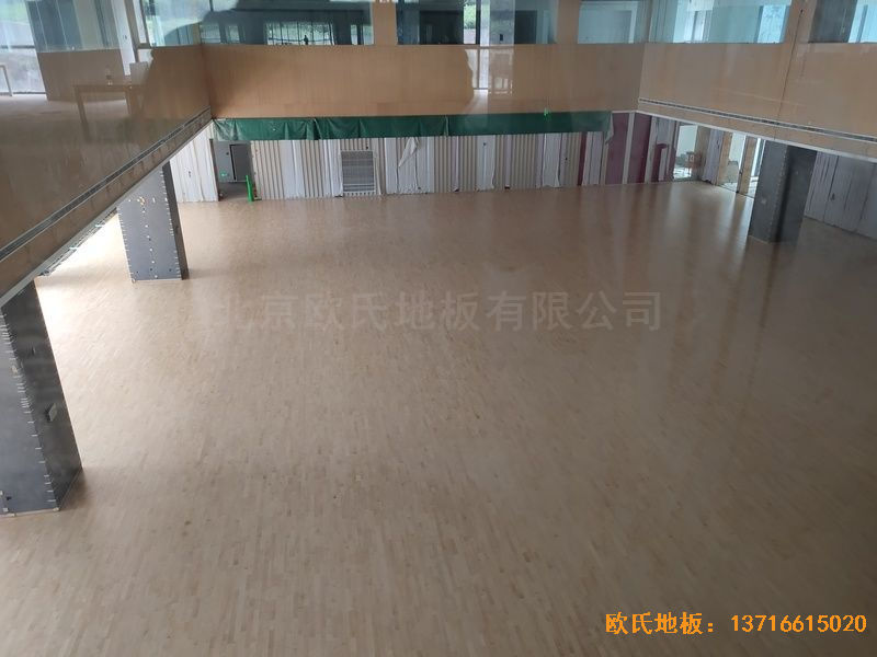 杭州26號地商務(wù)金融運(yùn)動木地板施工案例