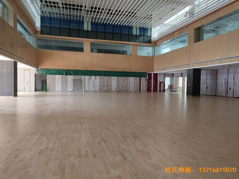 杭州26號地商務(wù)金融運(yùn)動木地板施工案例